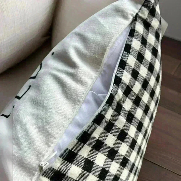 NEW Rae Dunn - Gorgeous JOY TO THE WORLD - Down Filled Accent Christmas Pillow - Picture 8 of 11